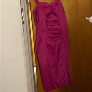 Pink/ purple body con dress